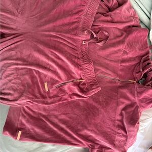 Nine West pink Velour Tracksuit